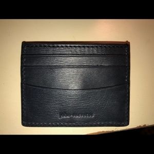 John Varvatos leather card wallet